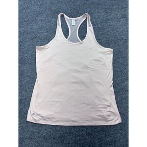 Athleta Womens Pink Mesh Racerback Performance Workout Tank Top Medium RN 54023